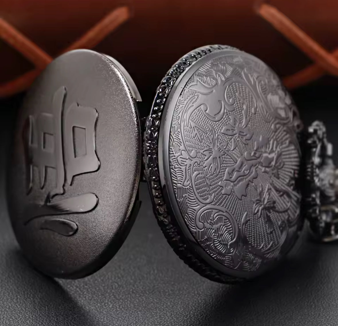 Dragon Ball Z Pocket Watch - Goku Gi Kanji Symbol Logo