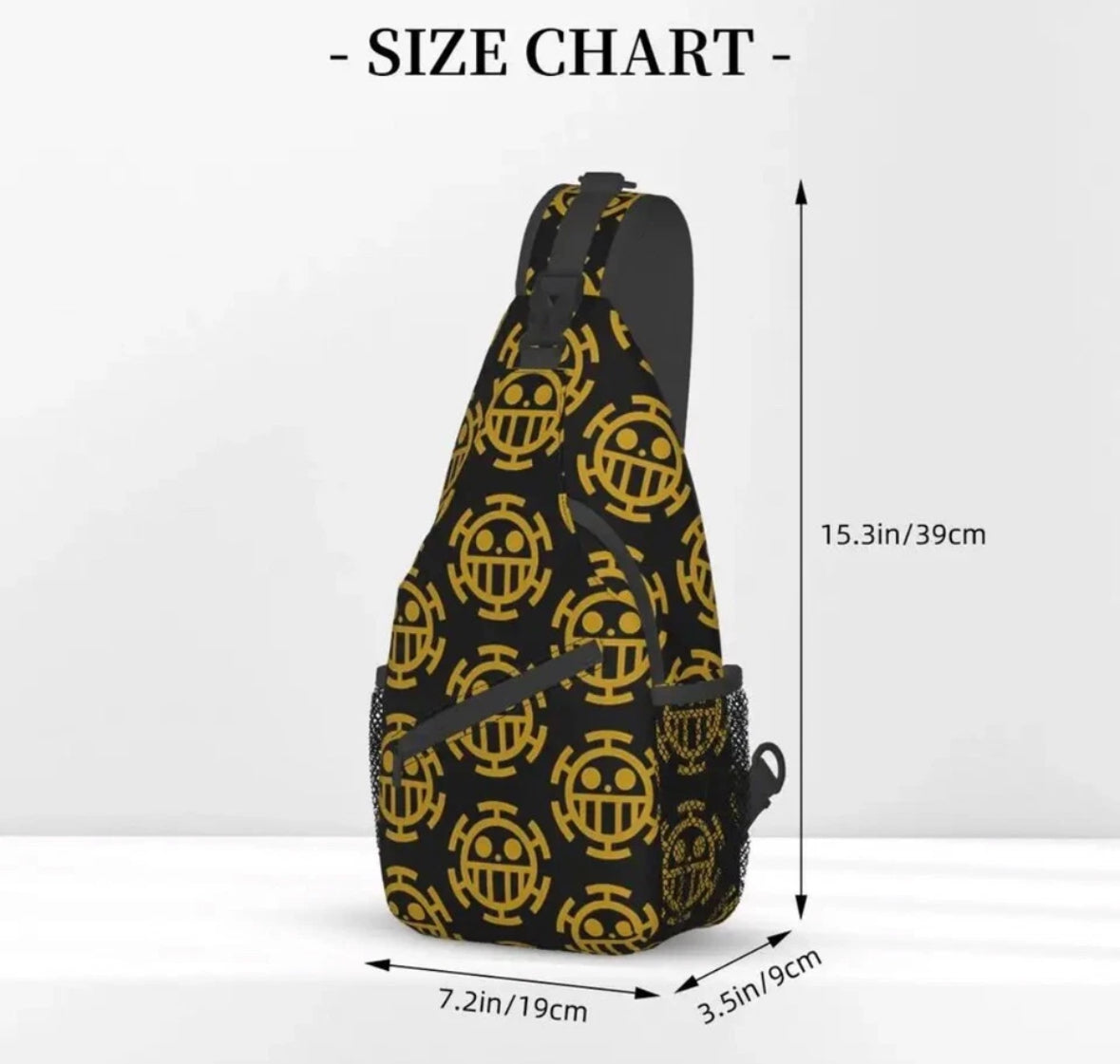 One Piece Heart Pirates Trafalgar Law Chest Bag Backpack