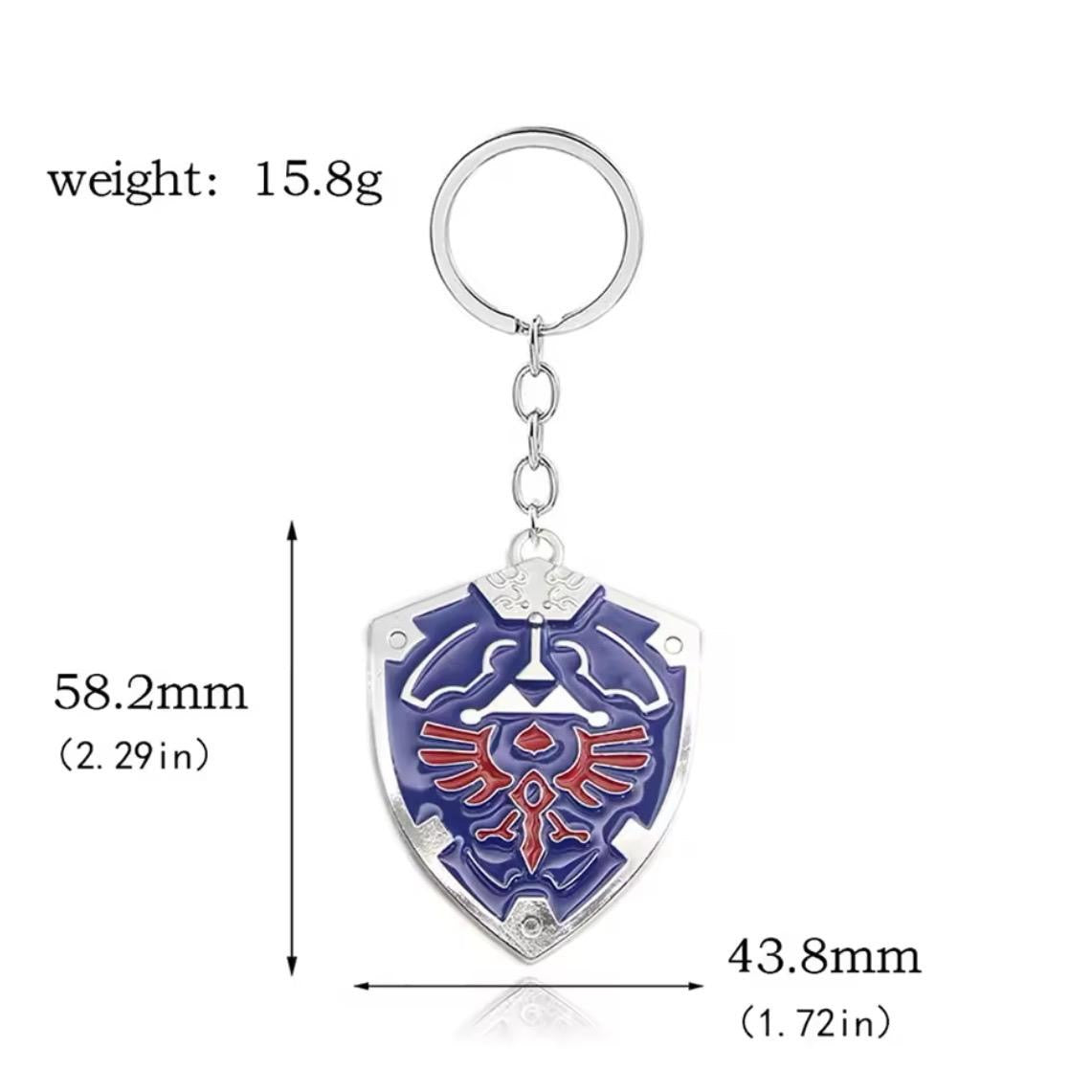 The Legend of Zelda Link Hylian Shield Keychain