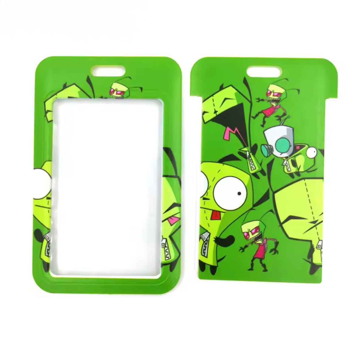 Invader Zim Characters Lanyard Card Pass ID Holder