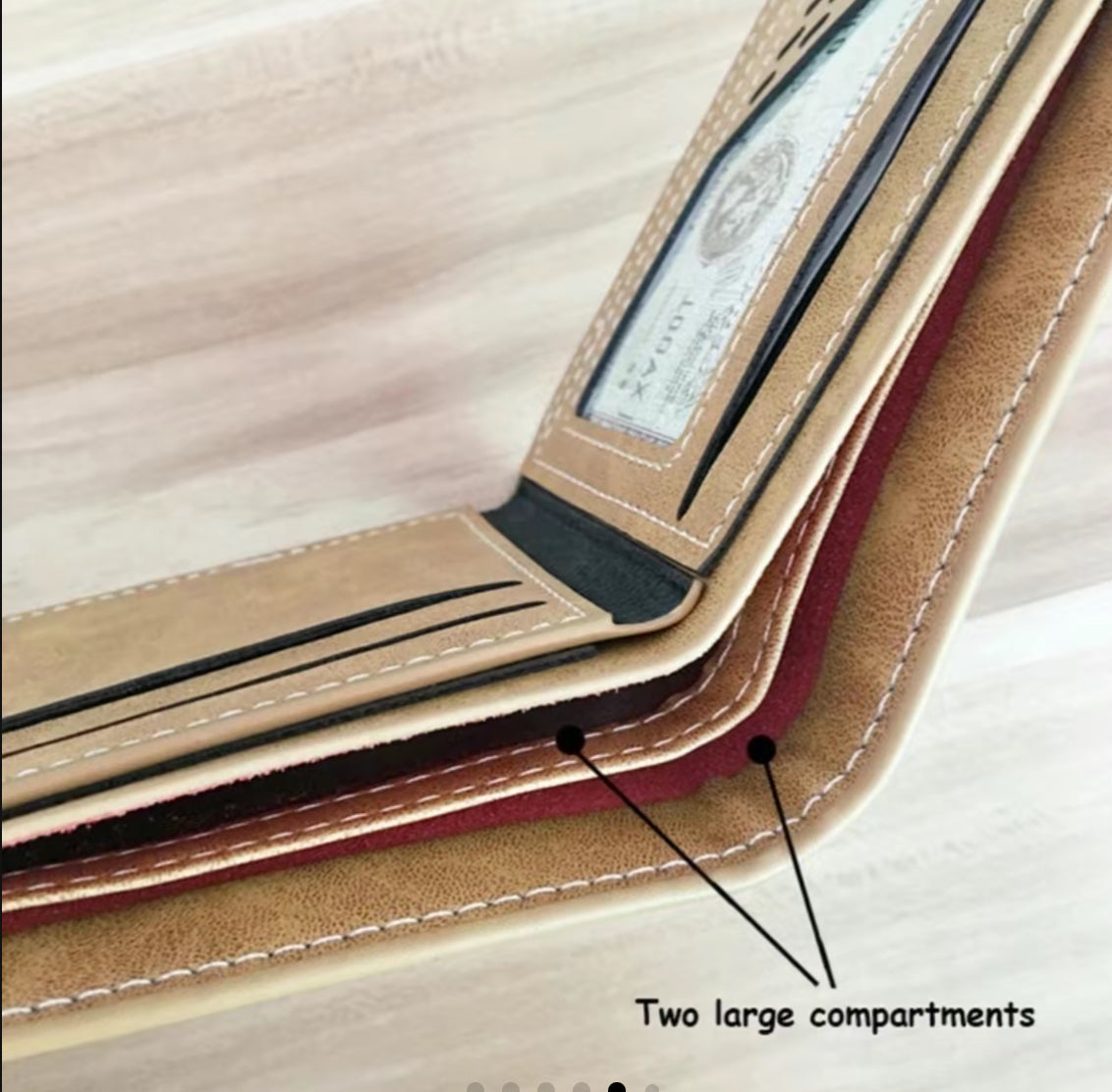 Dragon Ball Z Goku Gi Kanji Brown Wallet