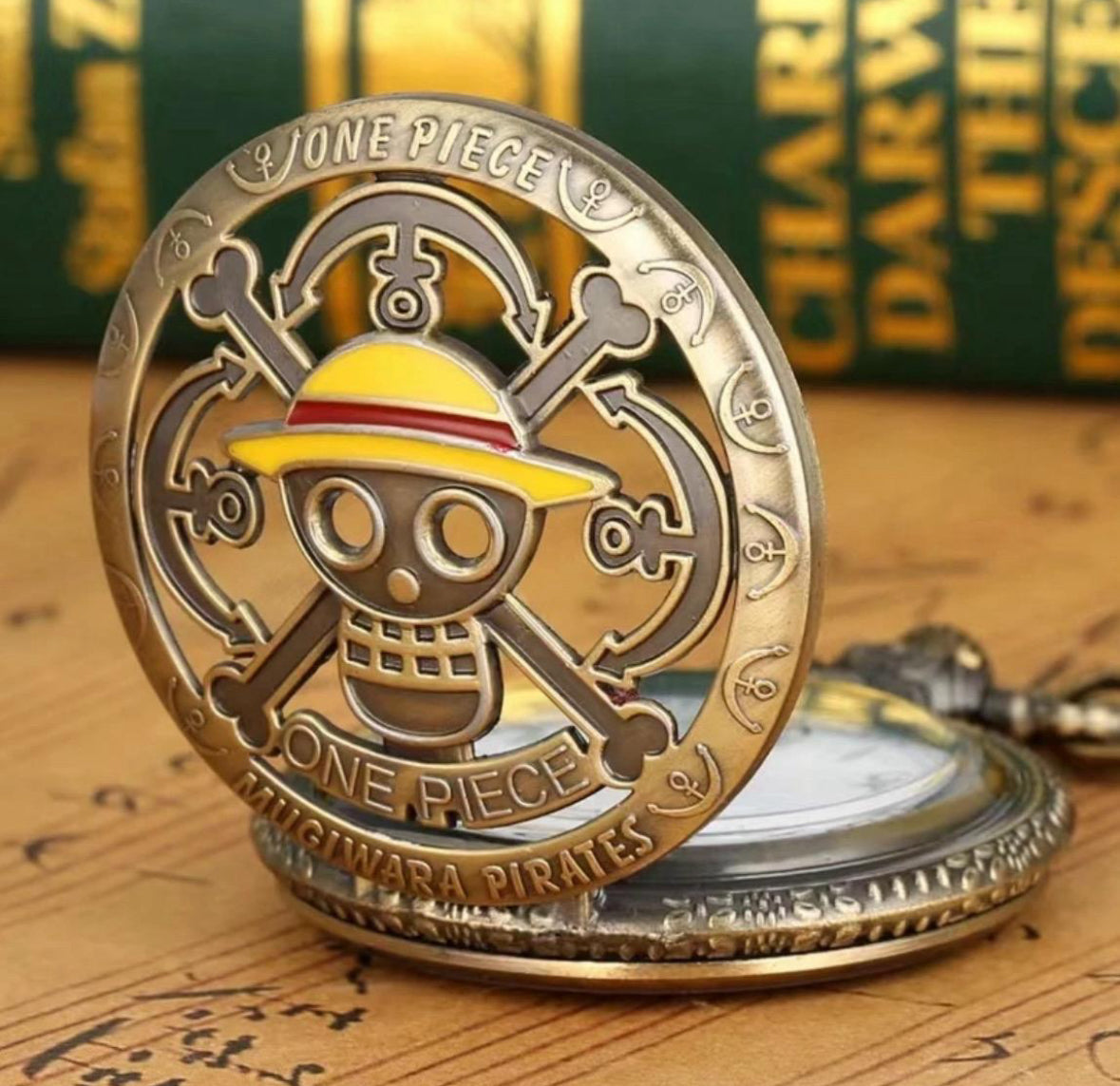 One Piece Straw Hat Pirates Pocket Watch