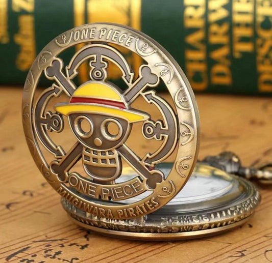 One Piece Straw Hat Pirates Pocket Watch