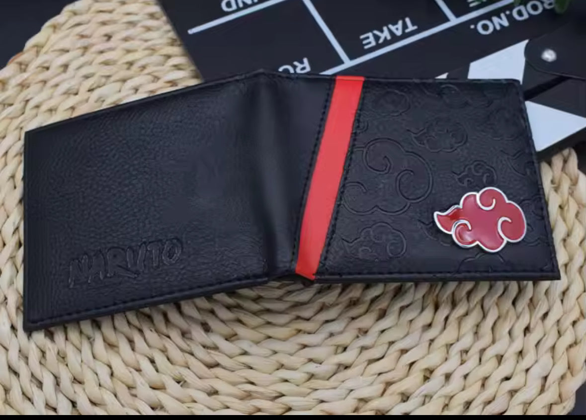Akatsuki Red Cloud Symbol Pendant Wallet