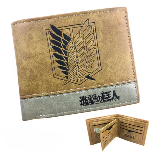 Attack on Titan Wings of Freedom Brown Wallet