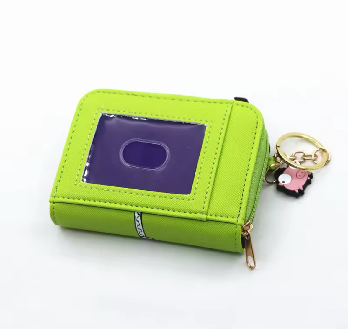Invader Zim Gir 3D Wallet Keychain Ring Piggy