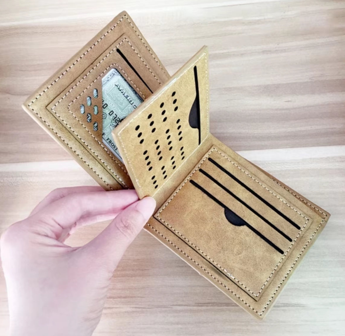 Dragon Ball Z Goku Gi Kanji Brown Wallet