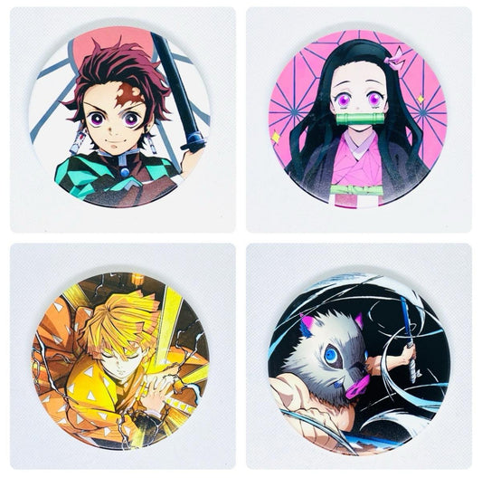 Demon Slayer Main Character Premium Ceramic Coaster 4pc Set