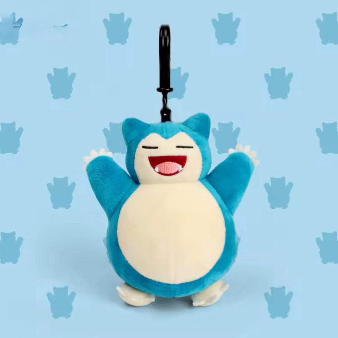 Pokemon Snorlax Plush Toy Hook Keychain
