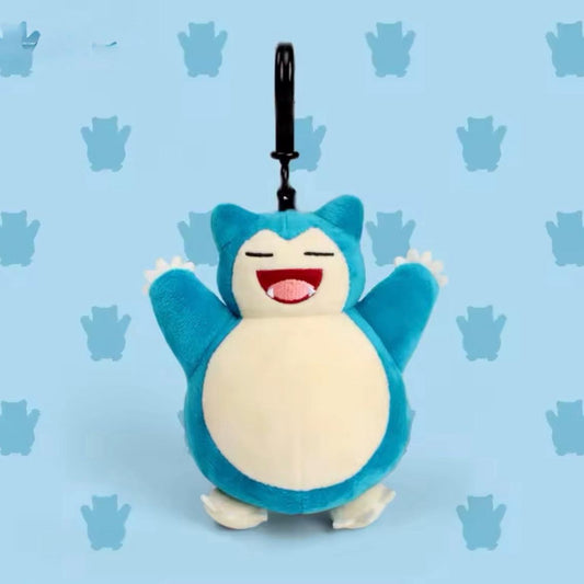 Pokemon Snorlax Plush Toy Hook Keychain