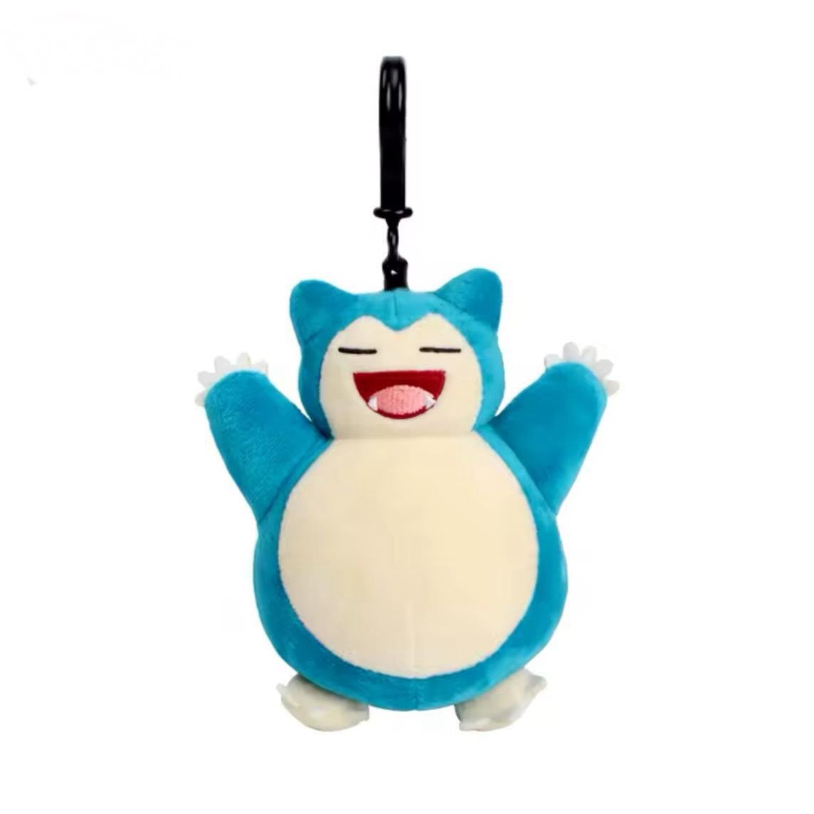 Pokemon Snorlax Plush Toy Hook Keychain