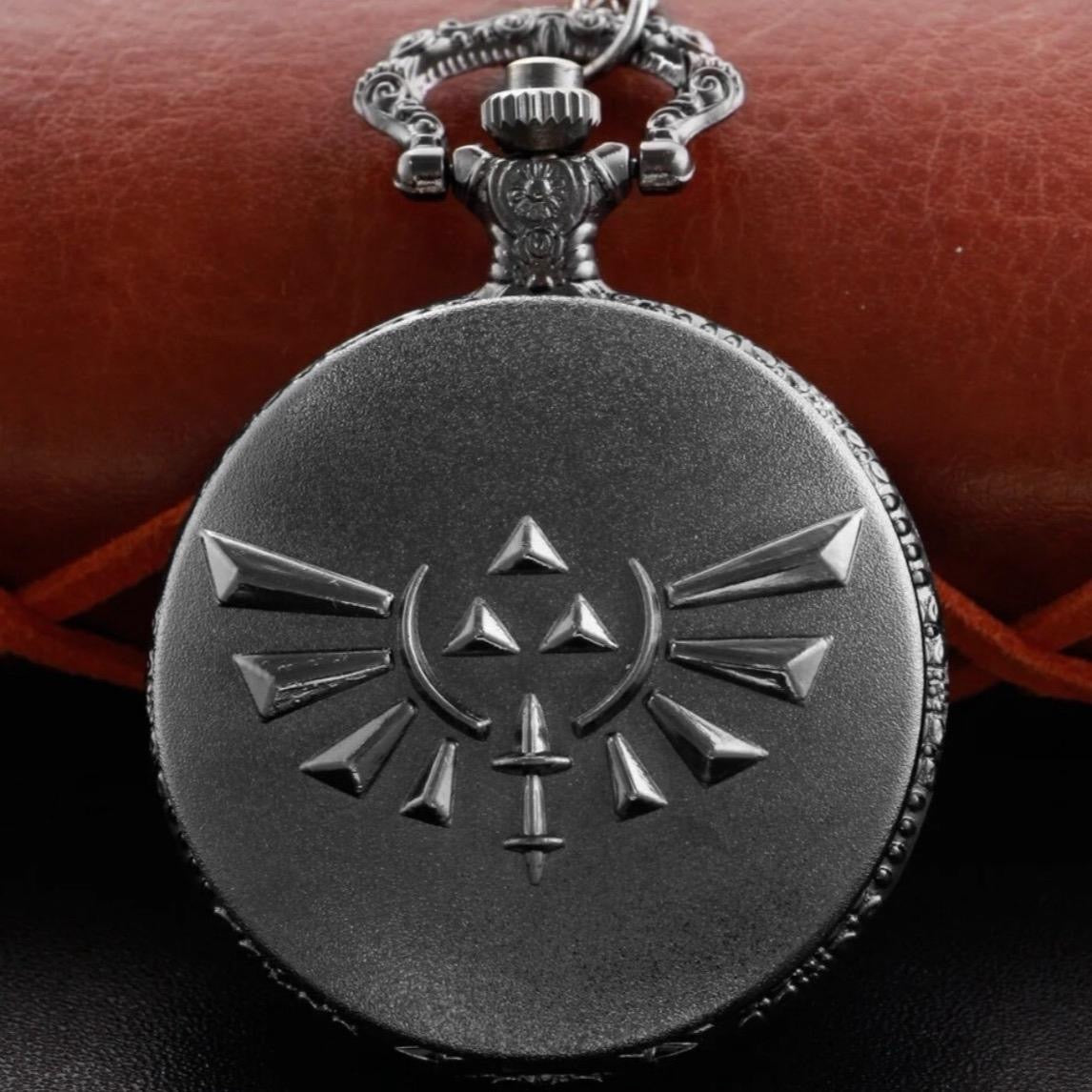 The Legend of Zelda Hyrule Crest Triforce Pocket Watch