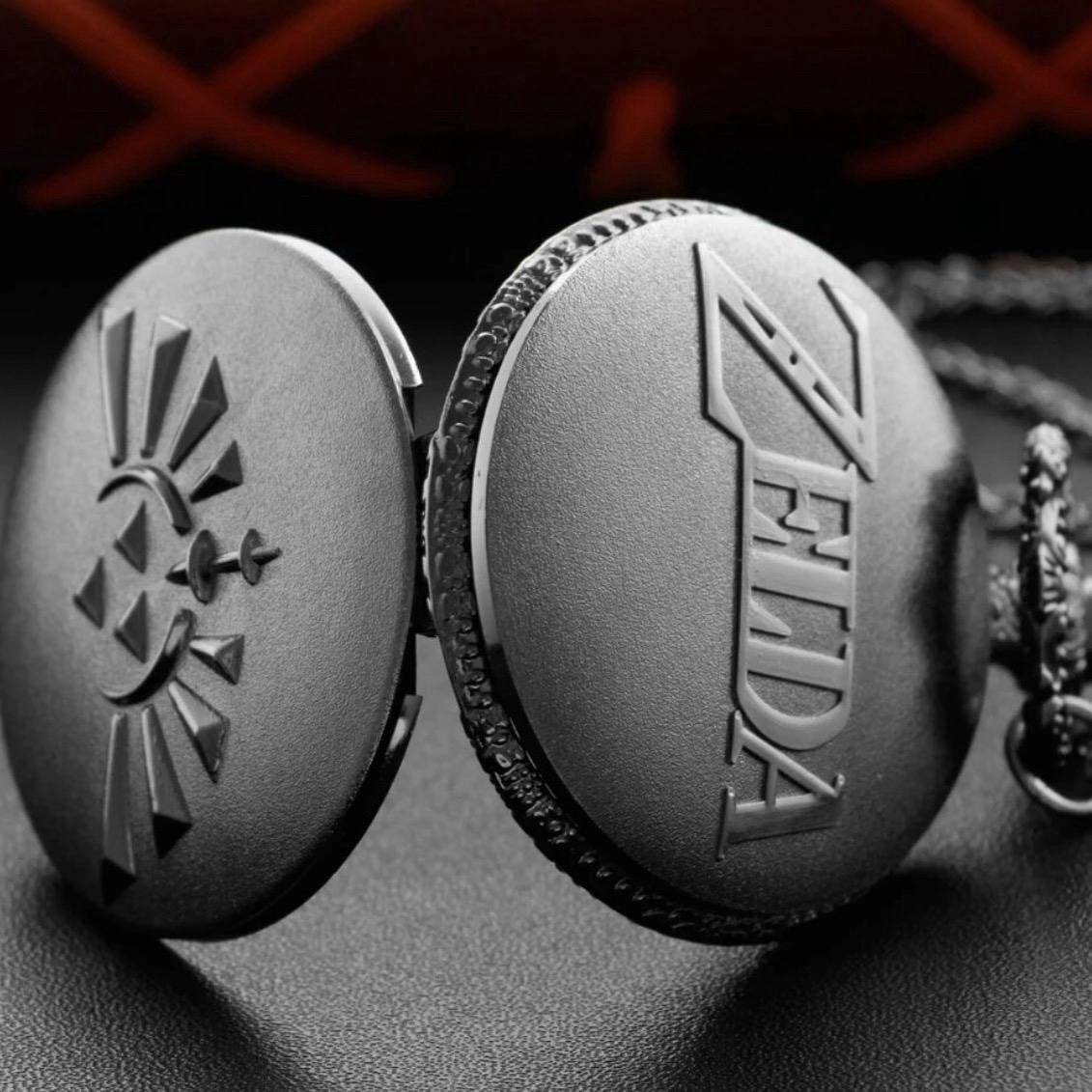 The Legend of Zelda Hyrule Crest Triforce Pocket Watch