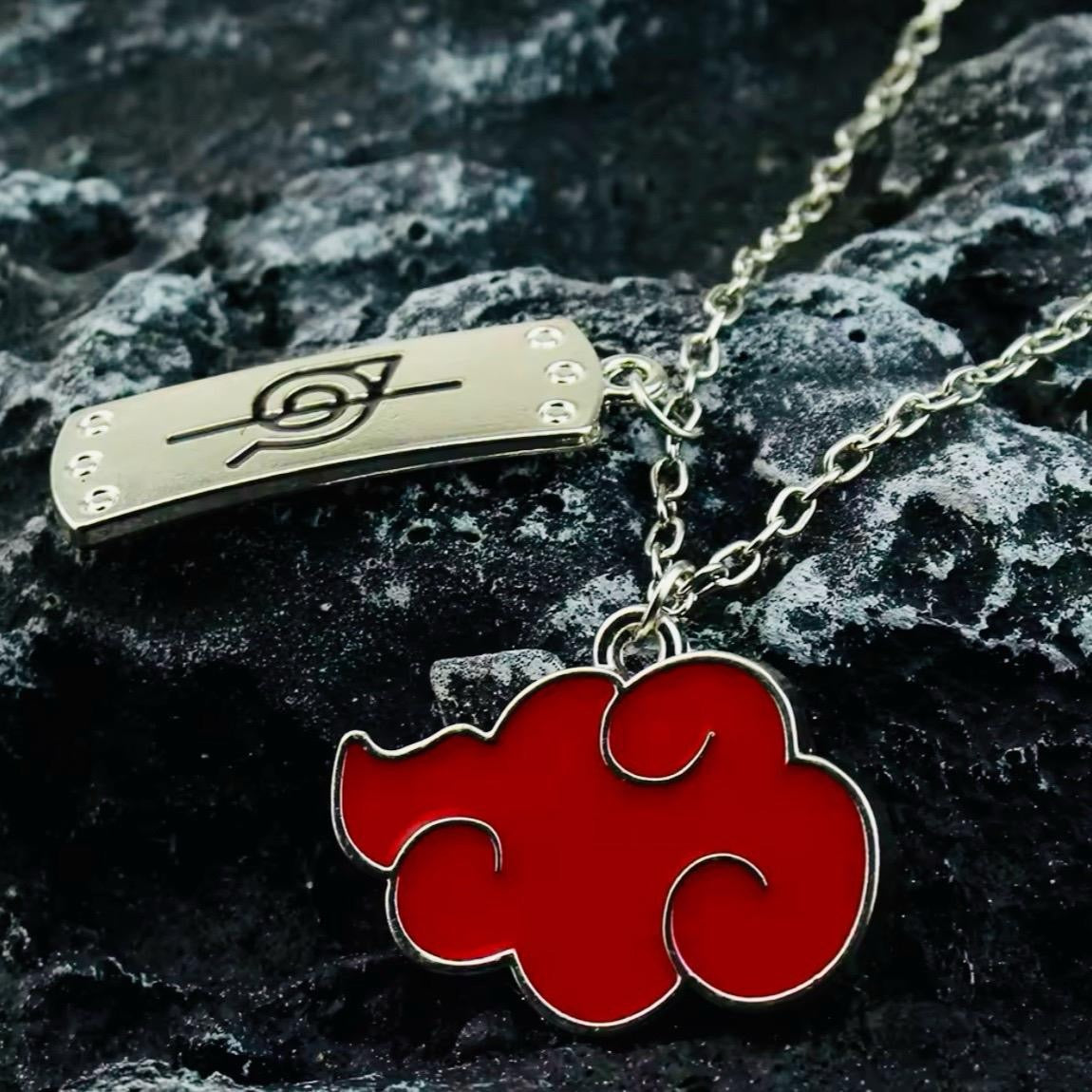 Akatsuki Anti Leaf Forehead Protector Charm Necklace