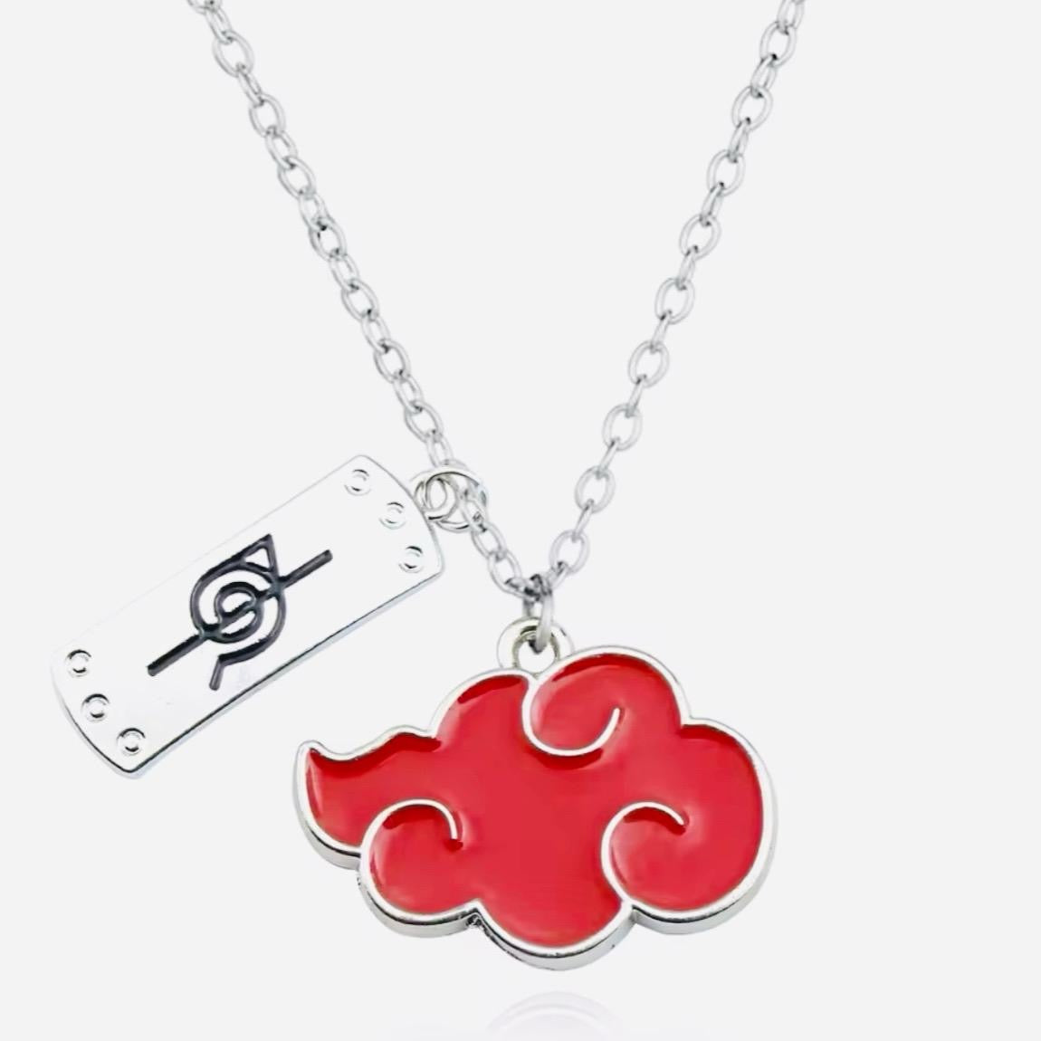 Akatsuki Anti Leaf Forehead Protector Charm Necklace