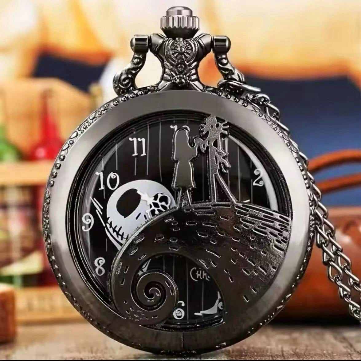 Nightmare Before Christmas Jack Skellington Pocket Watch