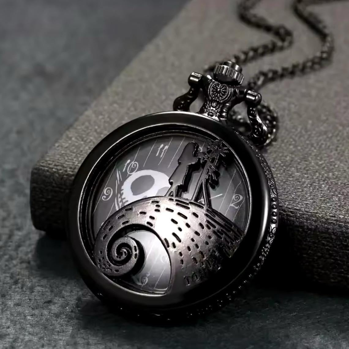 Nightmare Before Christmas Jack Skellington Pocket Watch