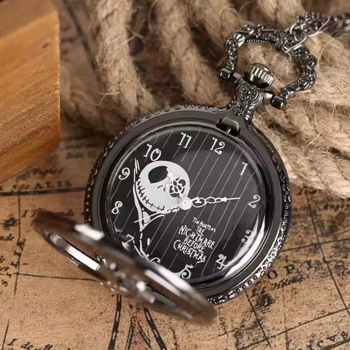 Nightmare Before Christmas Jack Skellington Pocket Watch