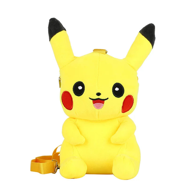 30cm Cute Plush Pikachu Small Bag Backpack