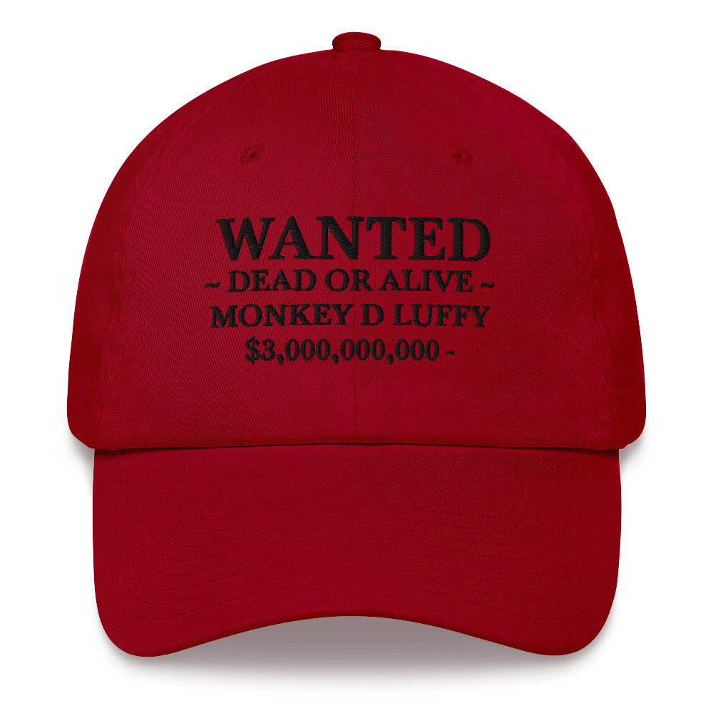 Monkey D Luffy Wanted Unisex Classic Hat