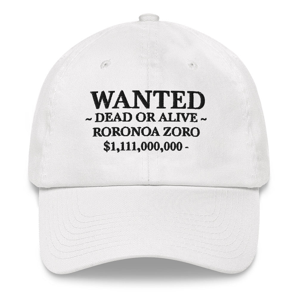 Roronoa Zoro Wanted Unisex Classic Hat